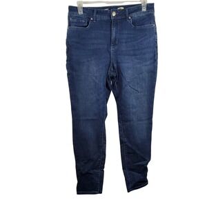 Seven7 Booty Shaper High Rise Legging Jeans Dark Wash‎ Women's Size 12